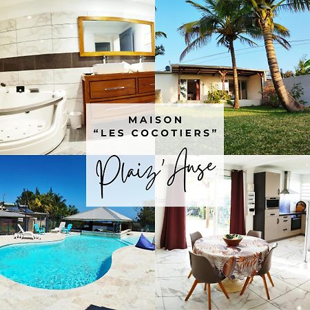 Maison Les Cocotiers De Plaiz'Anse Petite-Ile Ngoại thất bức ảnh